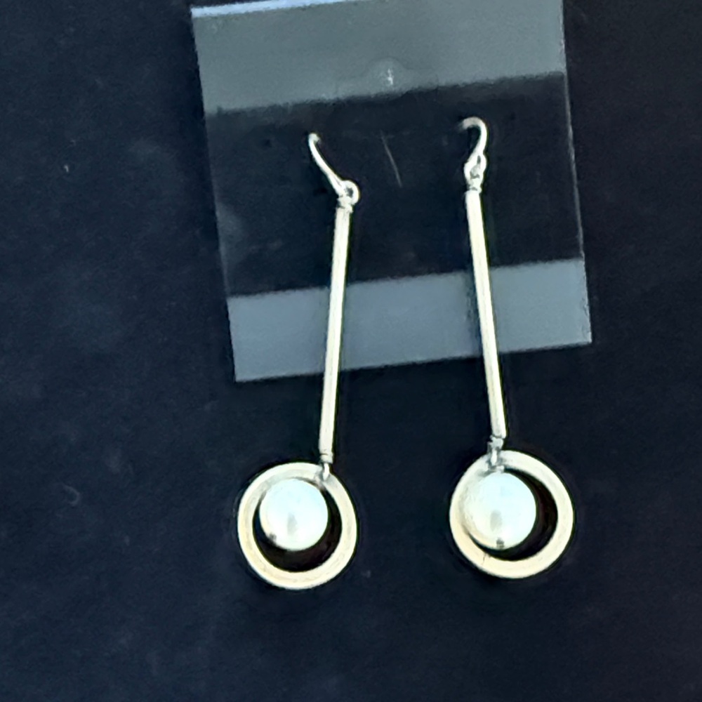 Elegant Silver Drop Earrings